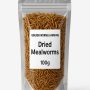 100g dried mealworms pack