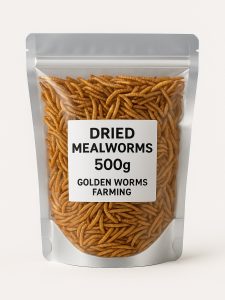 500g dried mealworms pouch