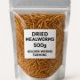500g dried mealworms pouch