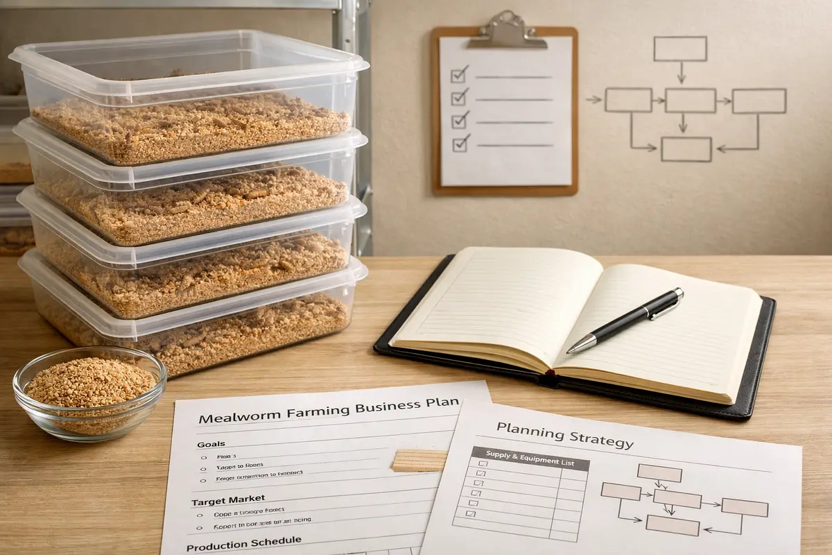 How to Build a Mealworm Farming Business Plan (Step-by-Step Guide)