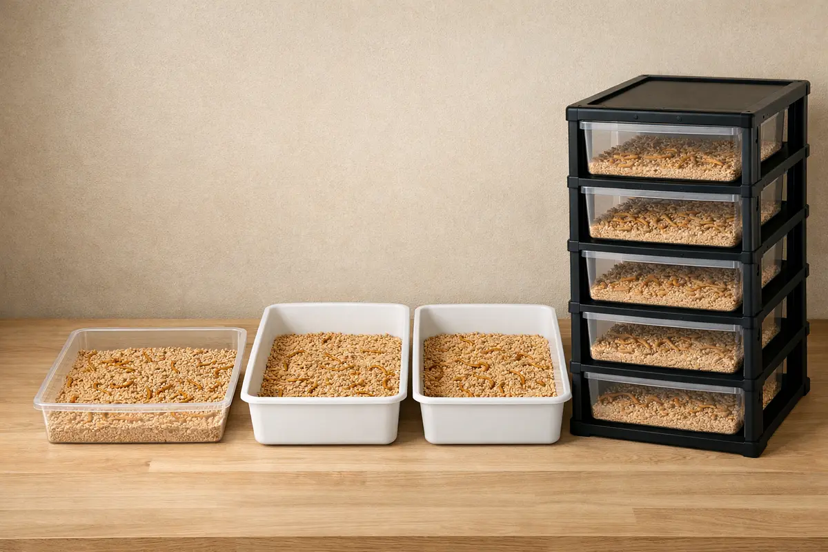 How to Start Mealworm Farming