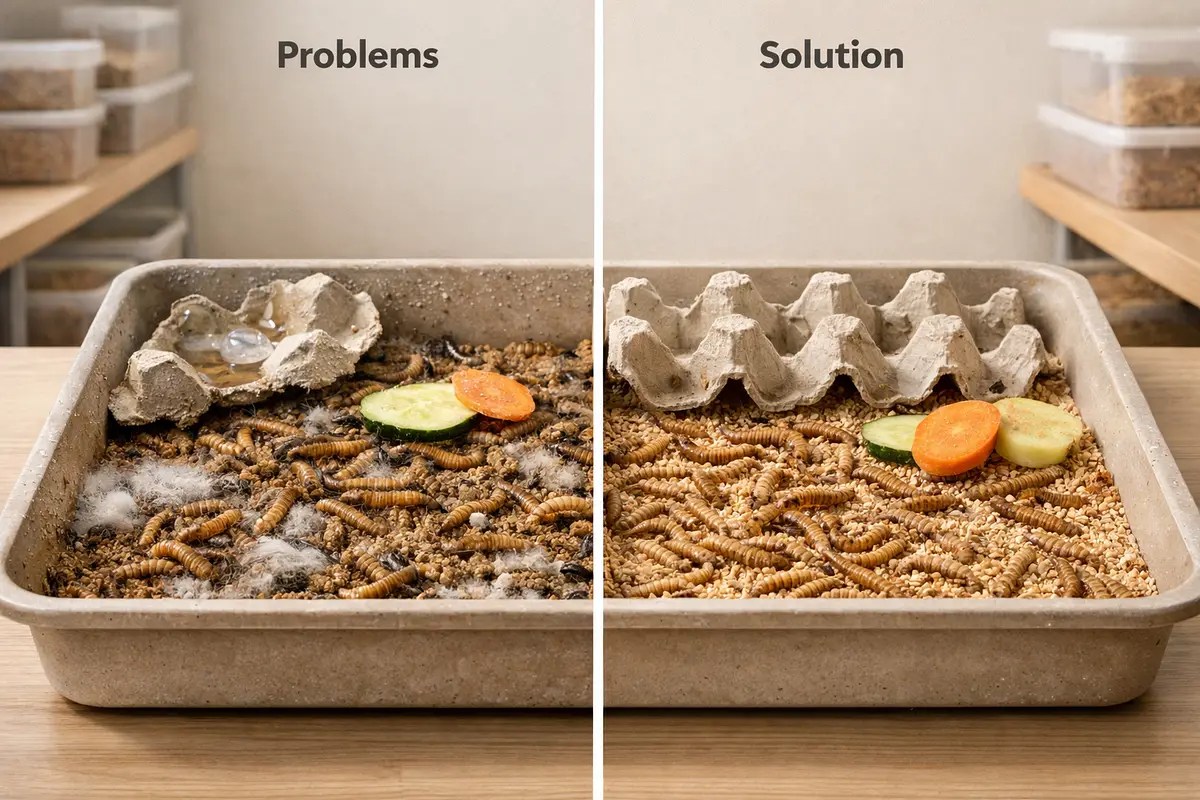 Mealworm Farming Troubleshooting Guide for Beginners
