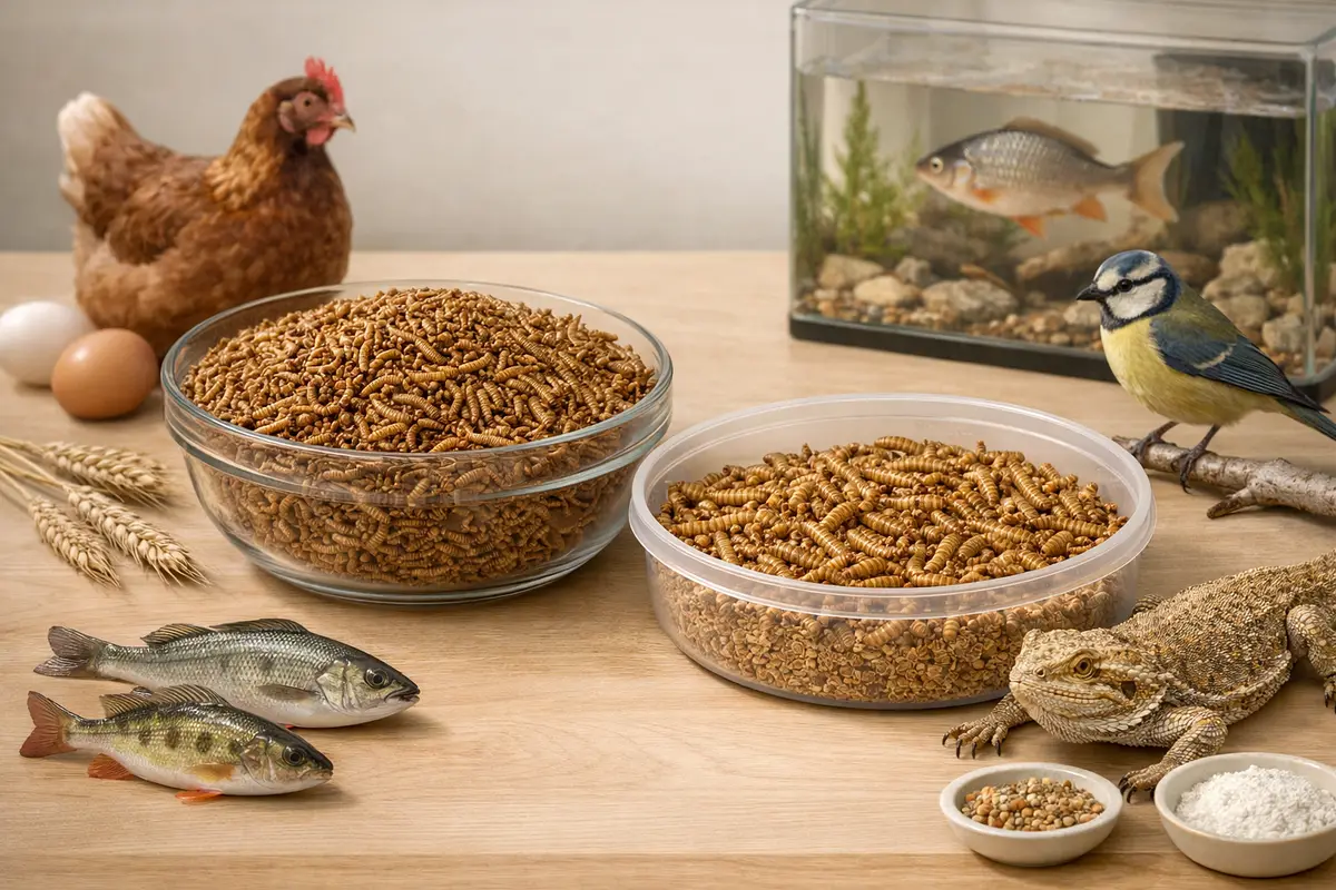 Mealworms as Animal Feed: Uses, Benefits, and Limitations