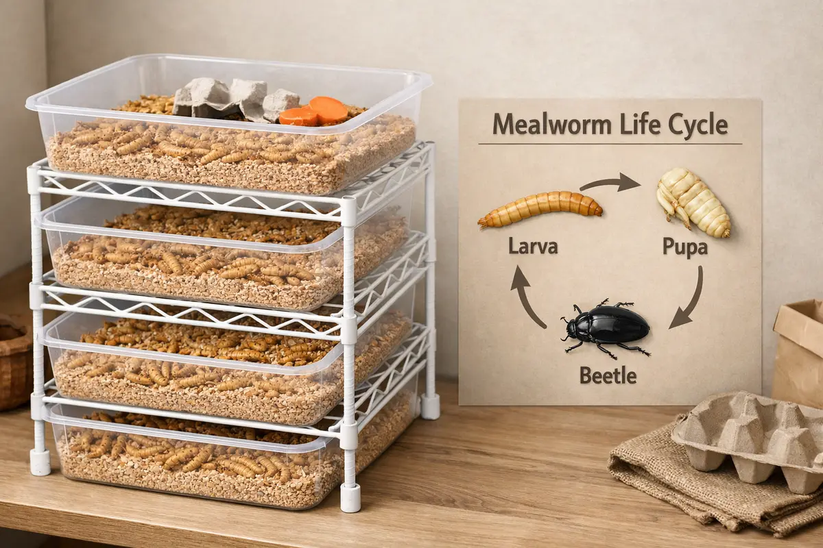 What Is Mealworm Farming? Complete Beginner Guide